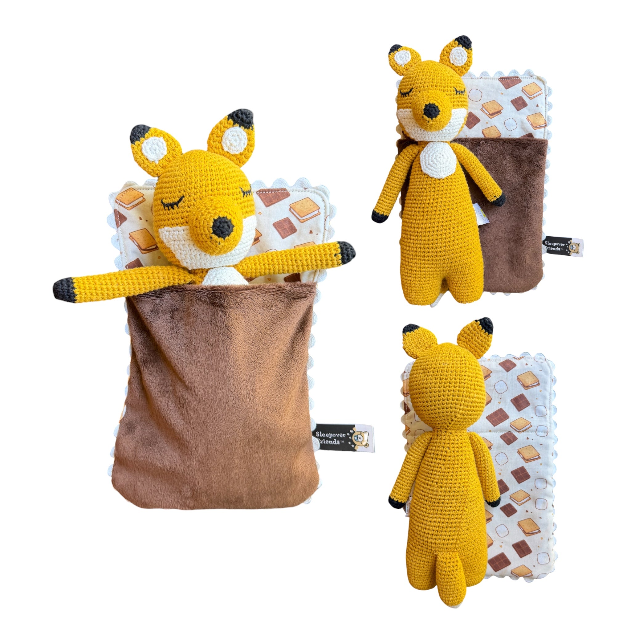 Forest the Fox S'mores sleeping bag