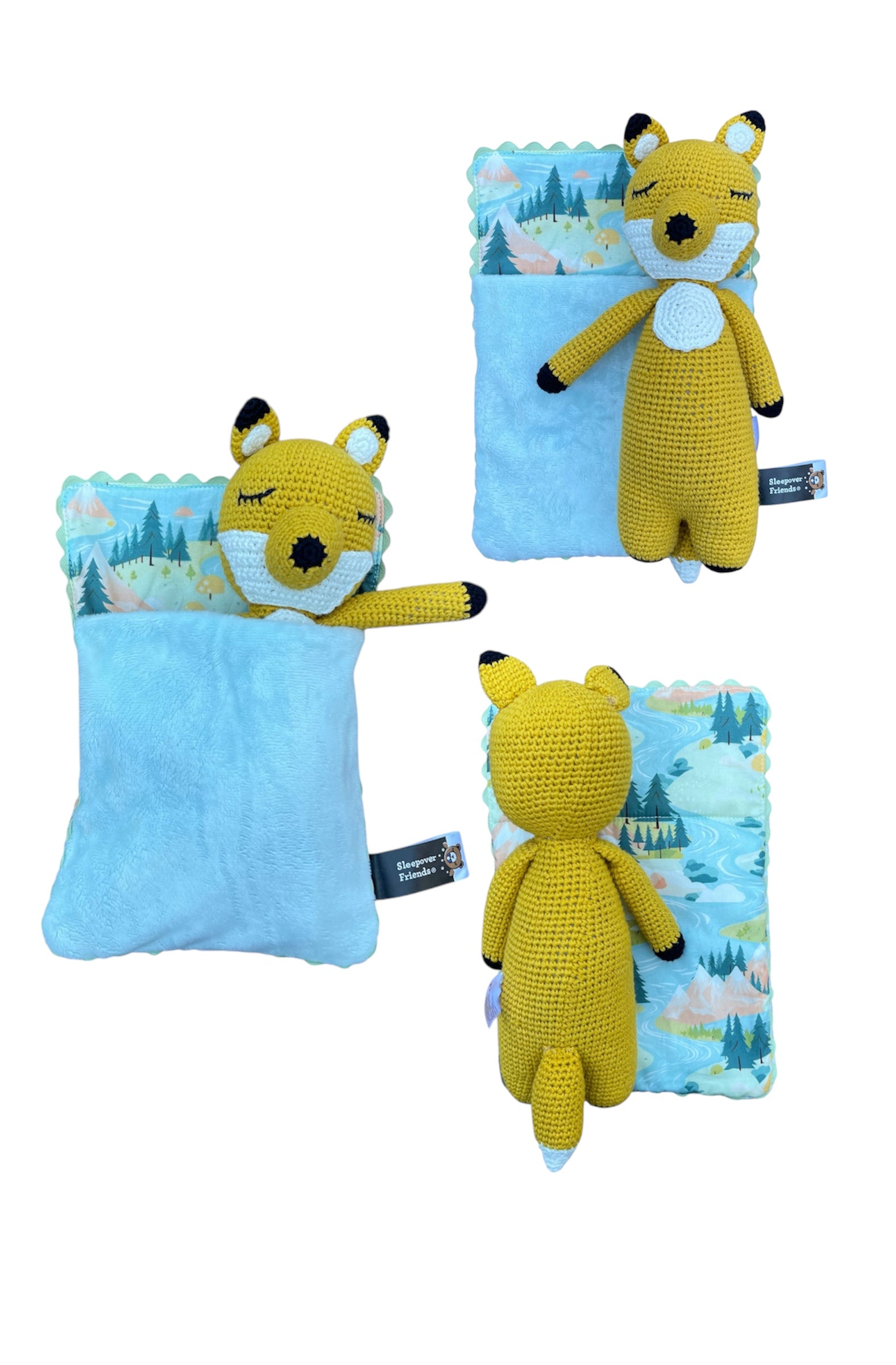 Forest the Fox Enchanted river sleeping bag